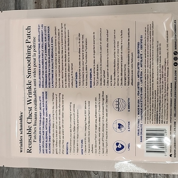 Wrinkles Schminkles Beginners Bundle - Forehead, Chest, And Eye Wrinkle Patches. - Picture 5 of 5